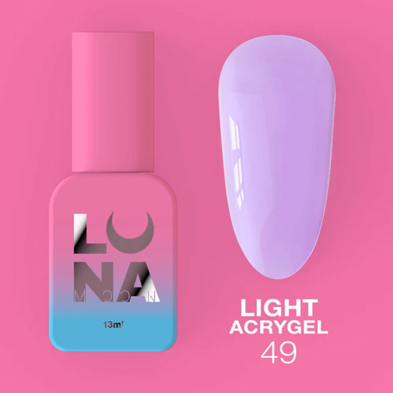 Жидкий акригель - Liquid Light Acrygel - Lunamoon Nr 49 - 13ml