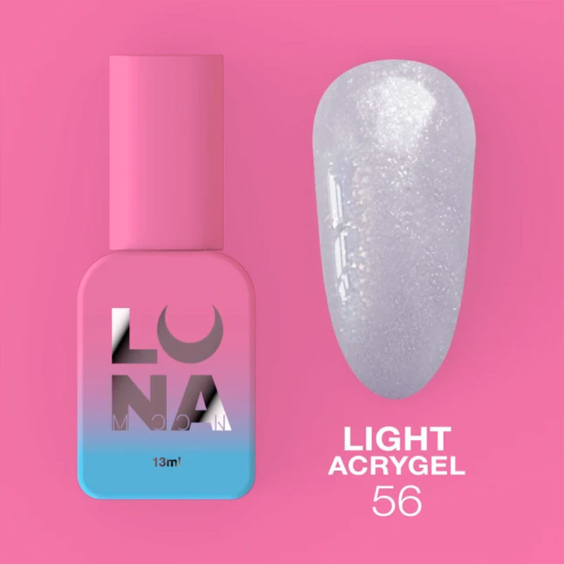 Жидкий акригель - Liquid Light Acrygel - Lunamoon Nr 56 - 13ml