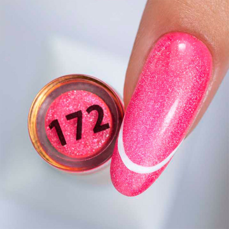 Цветной гель-лак Molly Nails Neon Flash Cat Eye 172 - 8 г