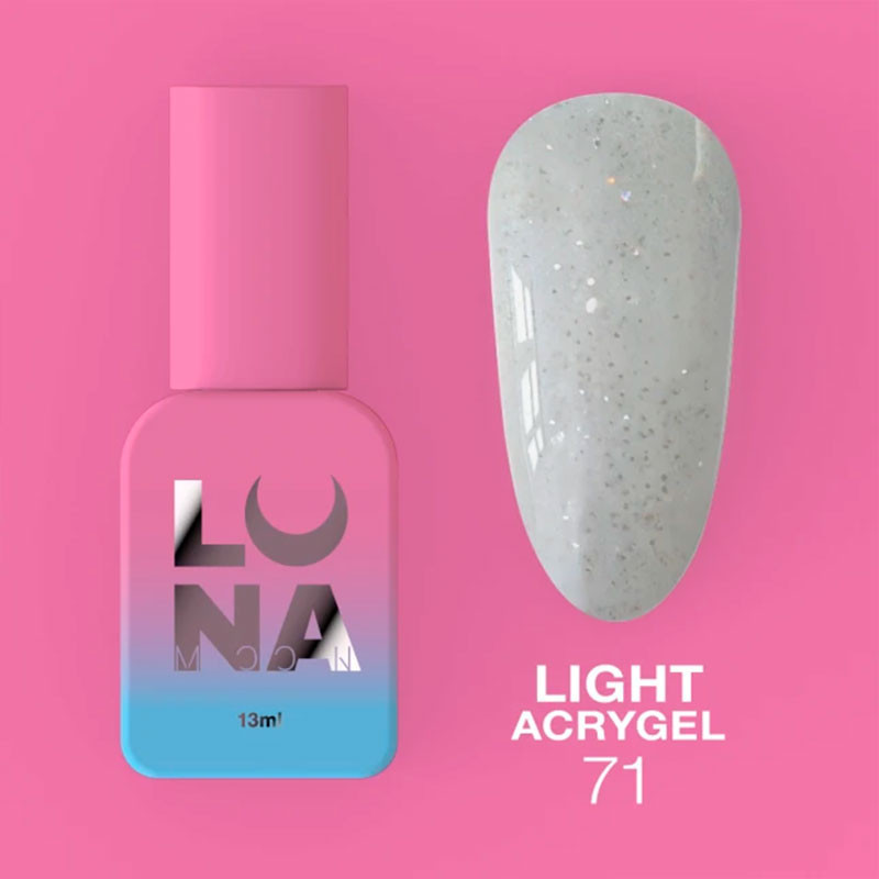 Жидкий акригель - Liquid Light Acrygel - Lunamoon Nr 71 - 13ml