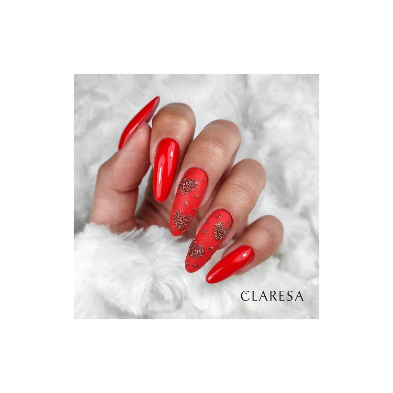 Color gel polish - Claresa RED № 406, 5 ml