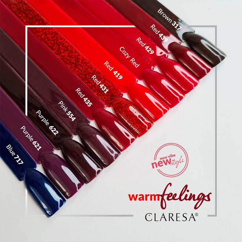 Цветной гель-лак Claresa RED № 431, 5 ml