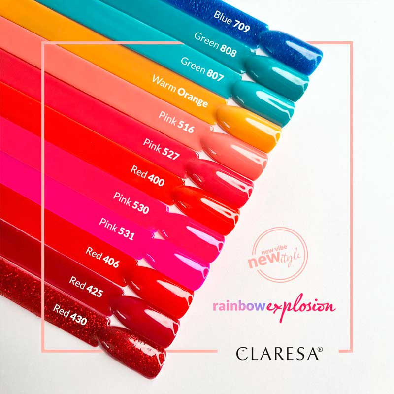Color gel polish - Claresa RED № 400, 5 ml