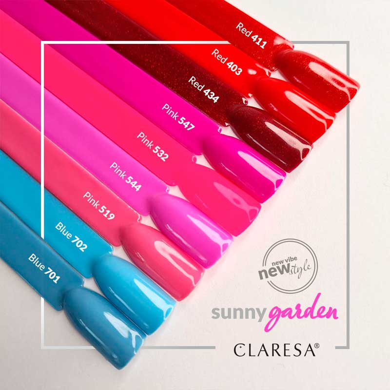 Цветной гель-лак Claresa RED № 411, 5 ml