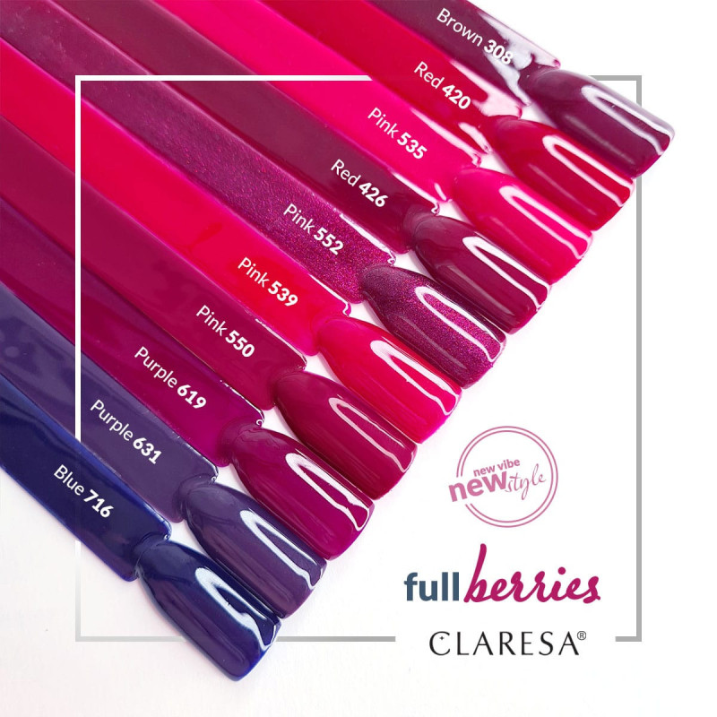 Цветной гель-лак Claresa RED № 426, 5 ml