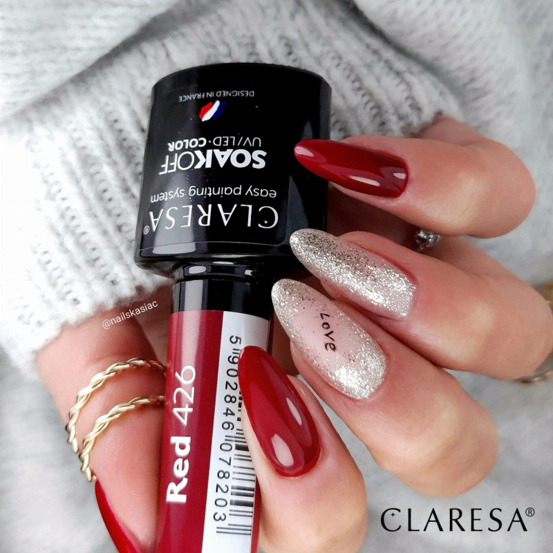Цветной гель-лак Claresa RED № 426, 5 ml