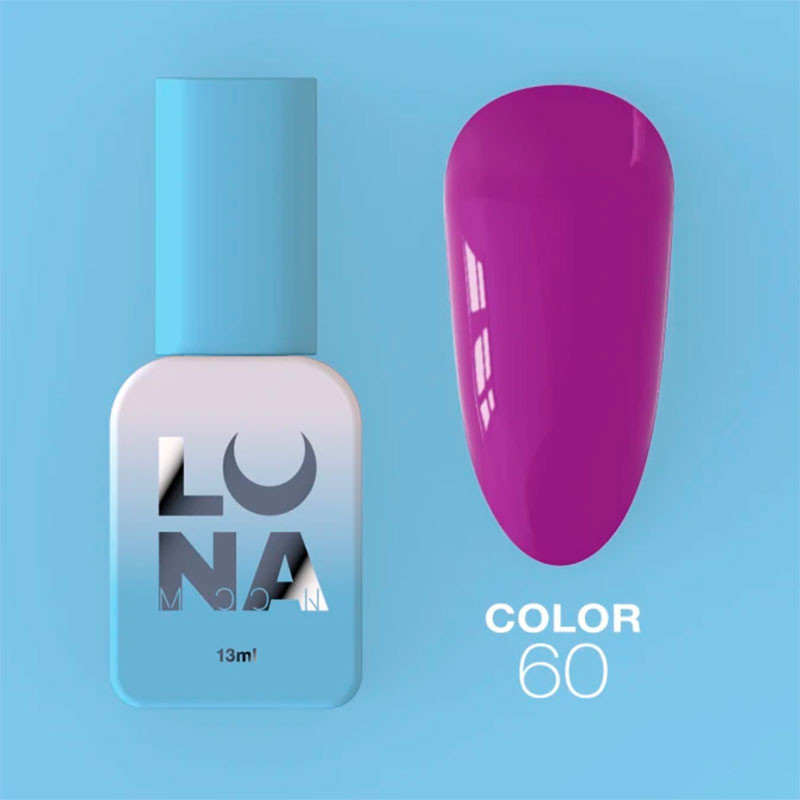Smalto gel colorato - Lunamoon Nr 60, 13 ml