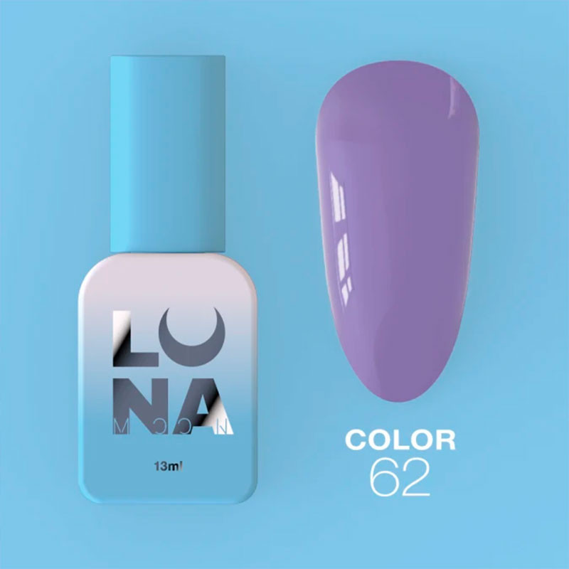 Smalto gel colorato - Lunamoon Nr 62, 13 ml