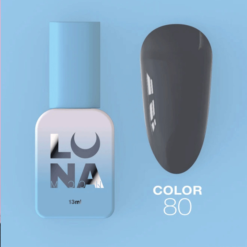 Smalto gel colorato - Lunamoon Nr 80, 13 ml