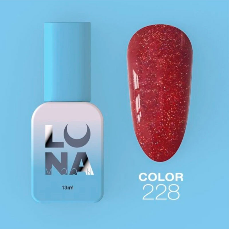Smalto gel colorato - Lunamoon Nr 228, 13 ml