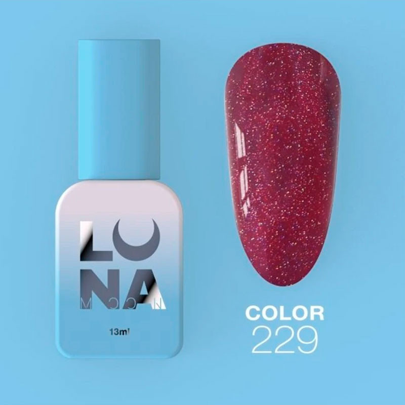 Smalto gel colorato - Lunamoon Nr 229, 13 ml