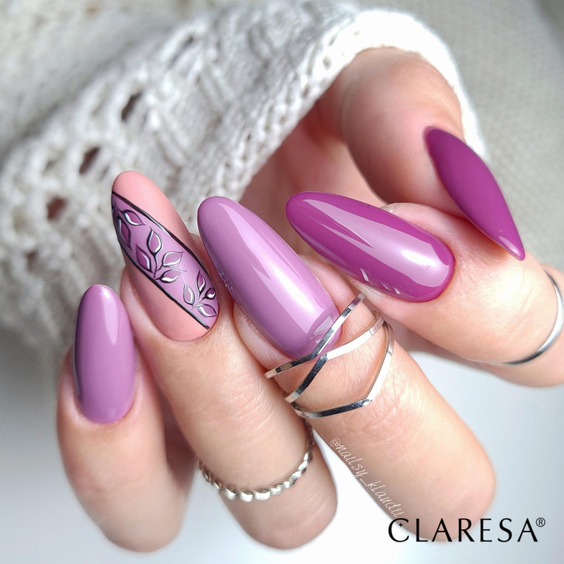 Цветной гель-лак Claresa Purple № 615, 5 ml