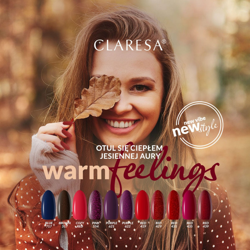 Цветной гель-лак Claresa Purple № 621, 5 ml
