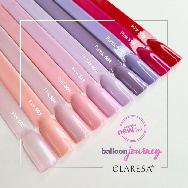 Цветной гель-лак Claresa Purple № 601, 5 ml