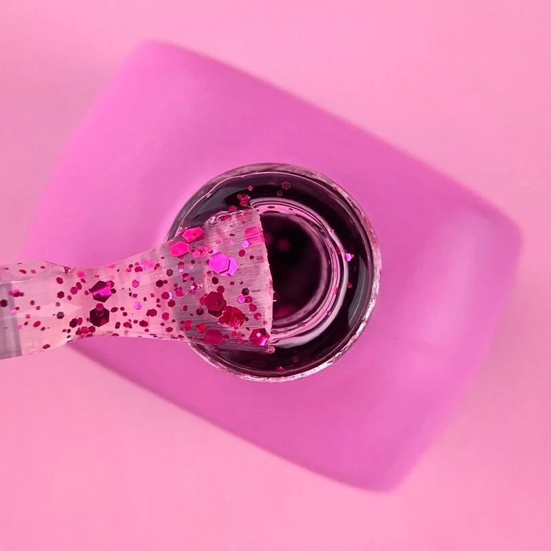 Топ для гель-лака – Lunamoon Top Pink – без липкого слоя – 13 мл