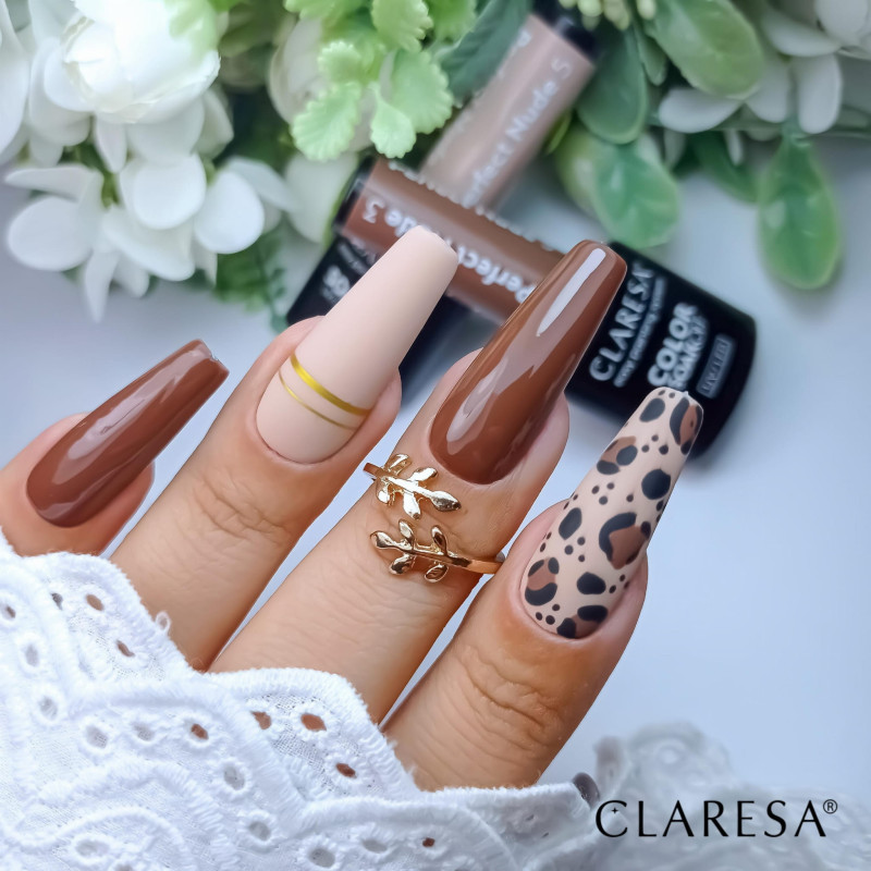 Цветной гель-лак Claresa Perfect Nude № 3, 5 ml