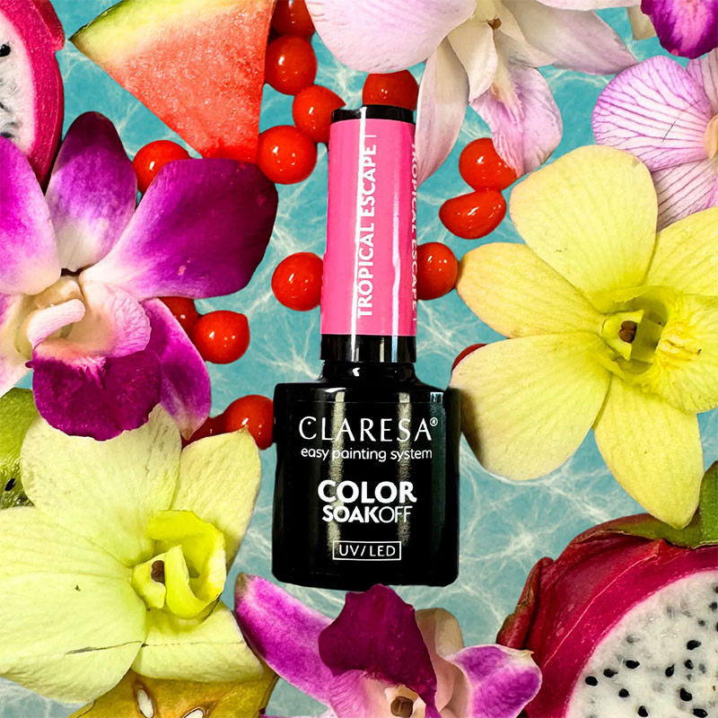 Smalto gel colorato – Claresa – Tropical Escape № 1, 5 g