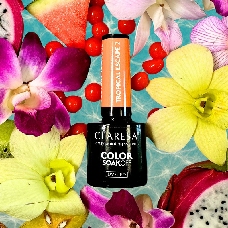 Smalto gel colorato – Claresa – Tropical Escape № 2, 5 g