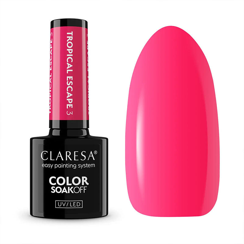 Smalto gel colorato – Claresa – Tropical Escape № 3, 5 g