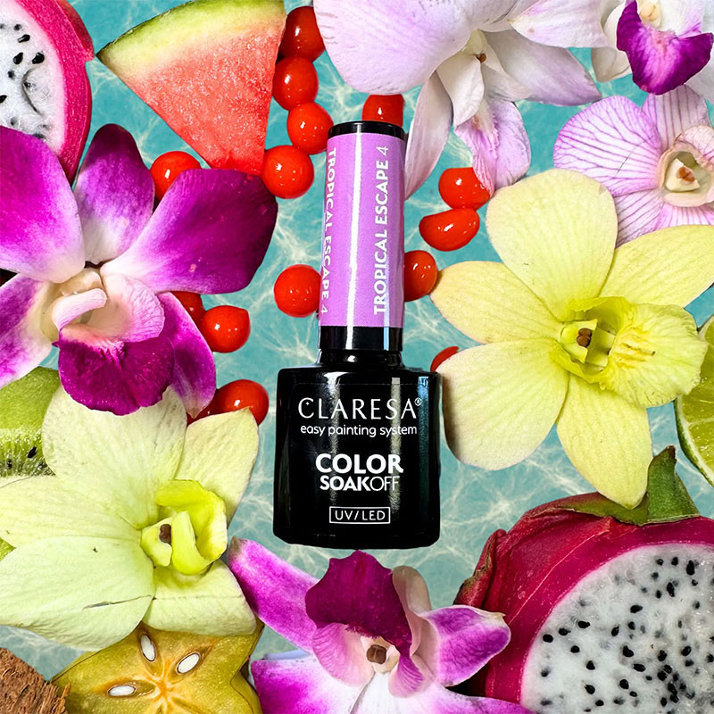 Smalto gel colorato – Claresa – Tropical Escape № 4, 5 g