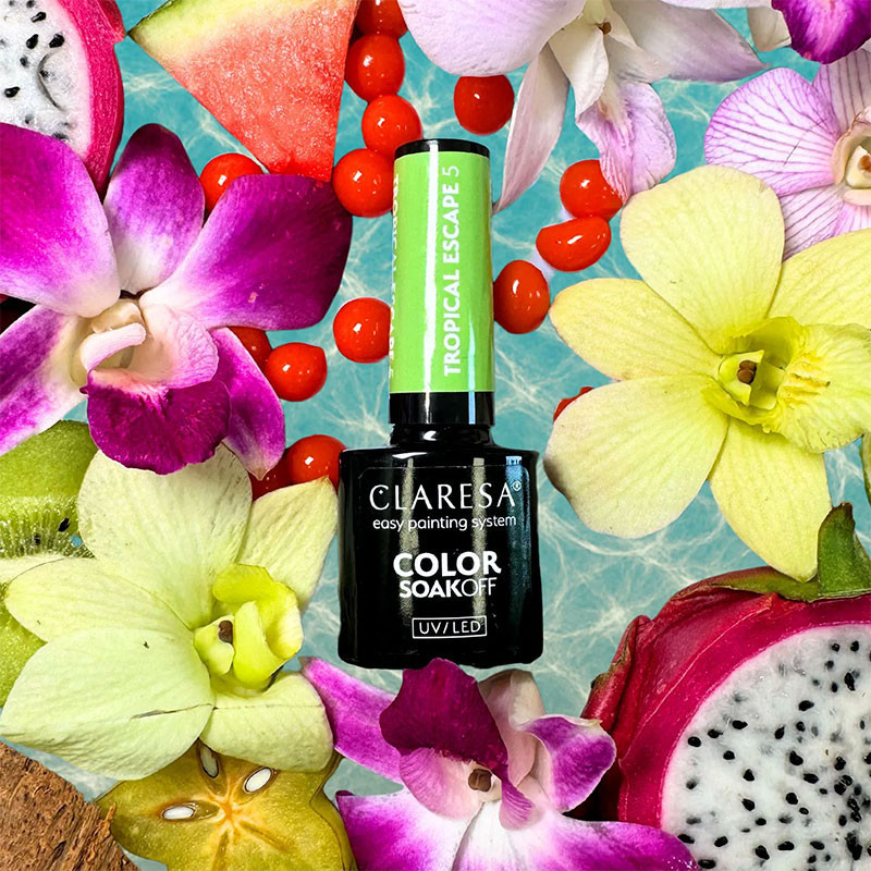 Smalto gel colorato – Claresa – Tropical Escape № 5, 5 g