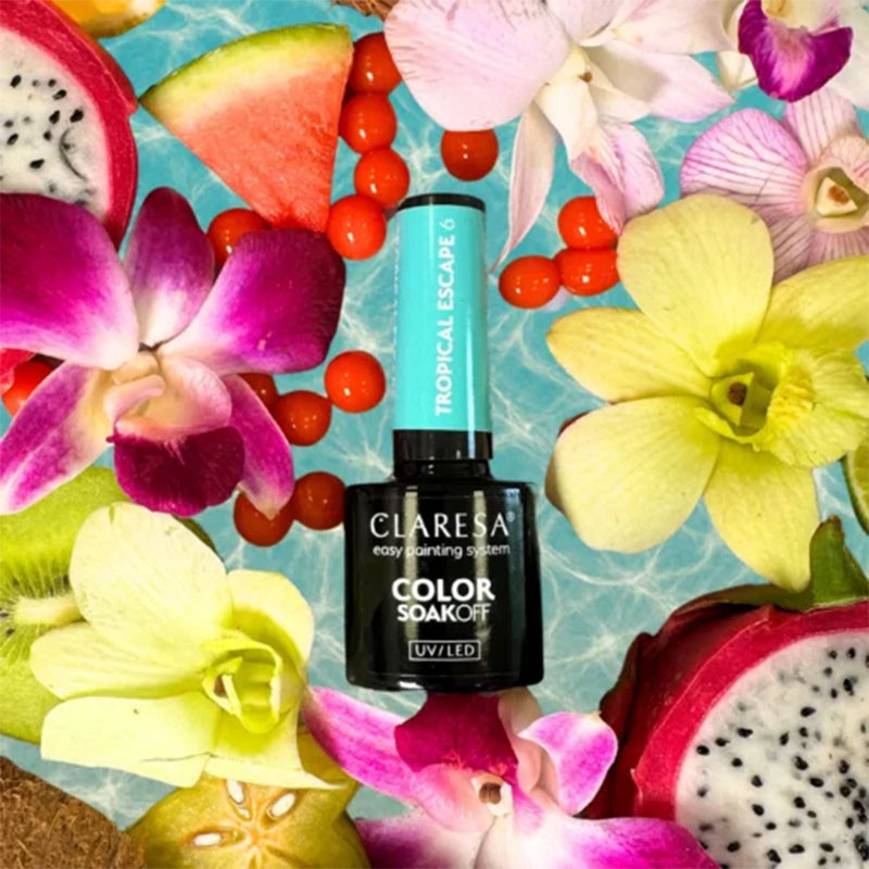 Smalto gel colorato – Claresa – Tropical Escape № 6, 5 g