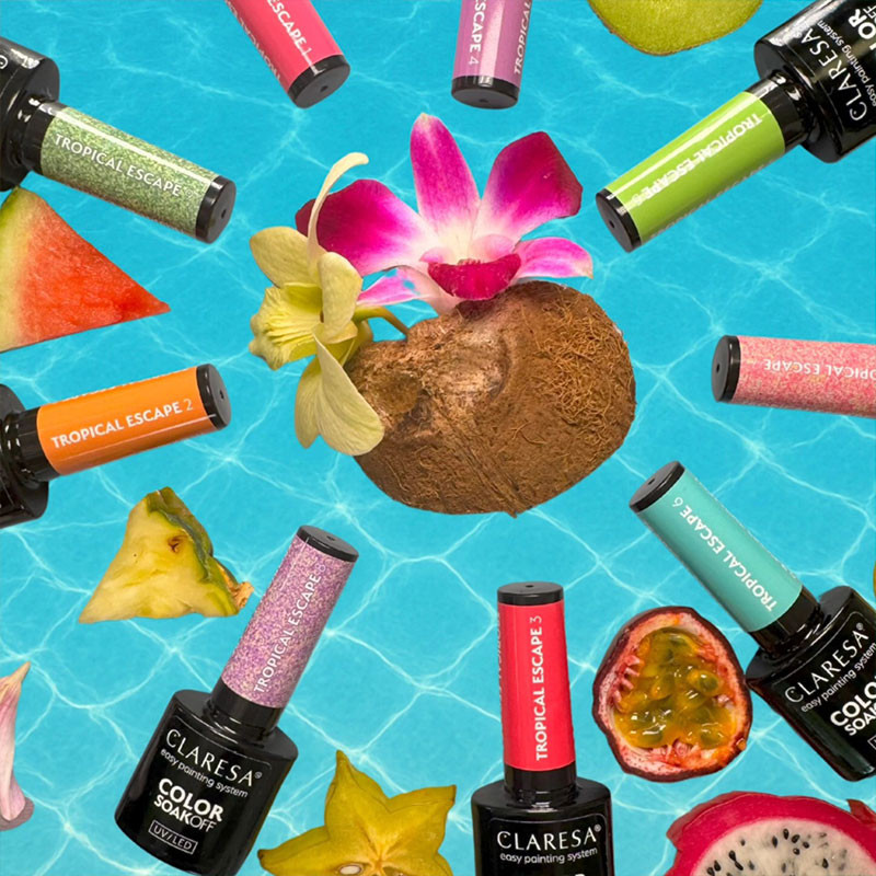 Smalto gel colorato – Claresa – Tropical Escape № 8, 5 g