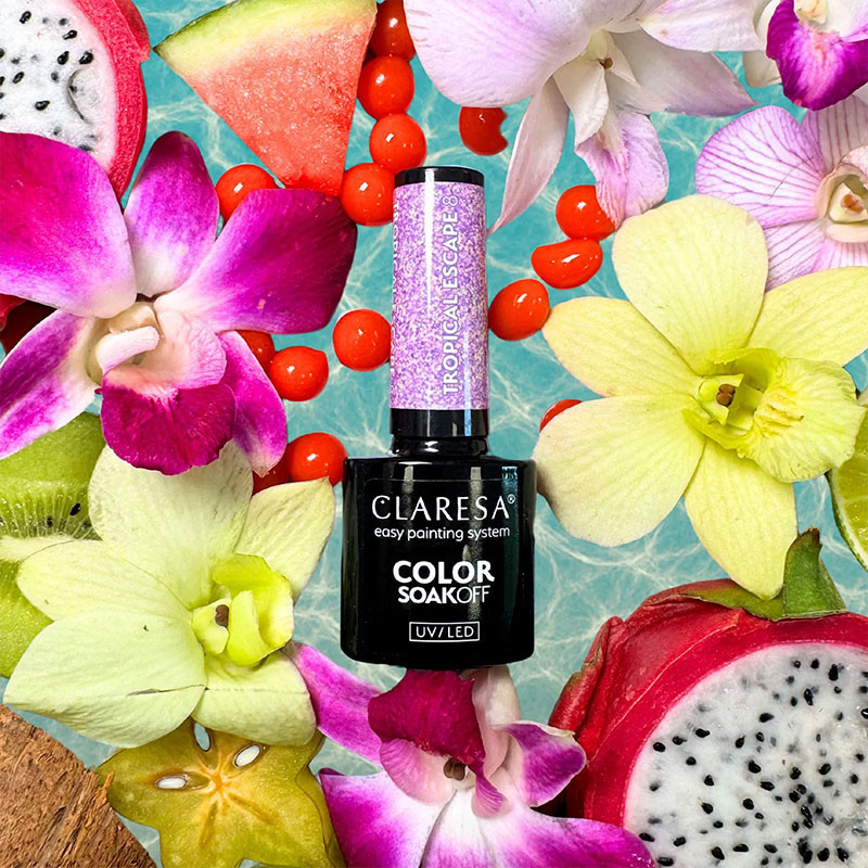 Smalto gel colorato – Claresa – Tropical Escape № 8, 5 g