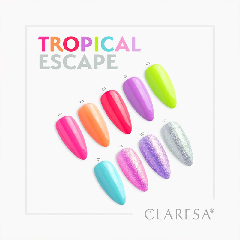 Smalto gel colorato – Claresa – Tropical Escape № 9, 5 g