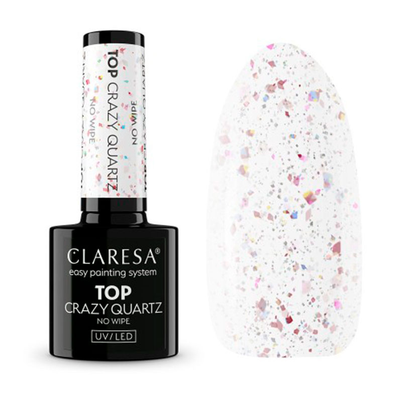 Верхнее покрытие Claresa Top Crazy Quartz (без липкого слоя) - 5 g