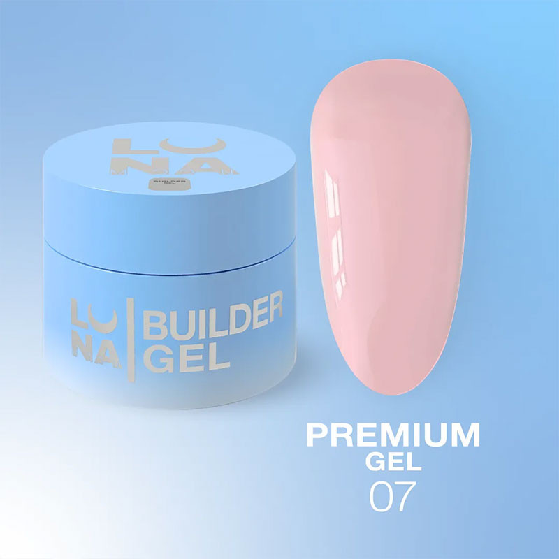 Гель для наращивания ногтей – Lunamoon Premium Gel Nr 7 – 30 ml