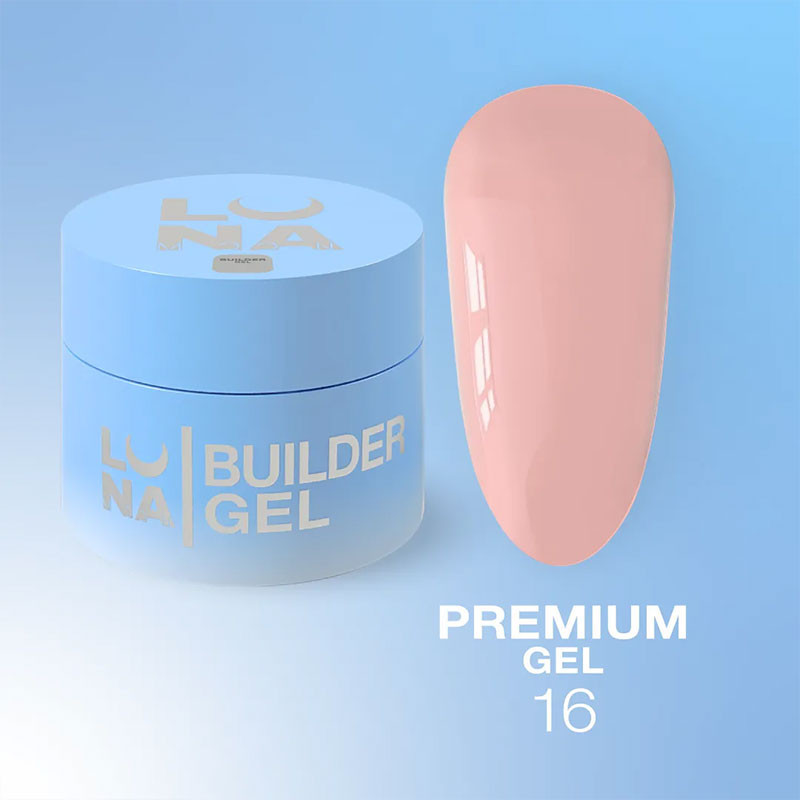 Гель для наращивания ногтей – Lunamoon Premium Gel Nr 16 – 30 ml