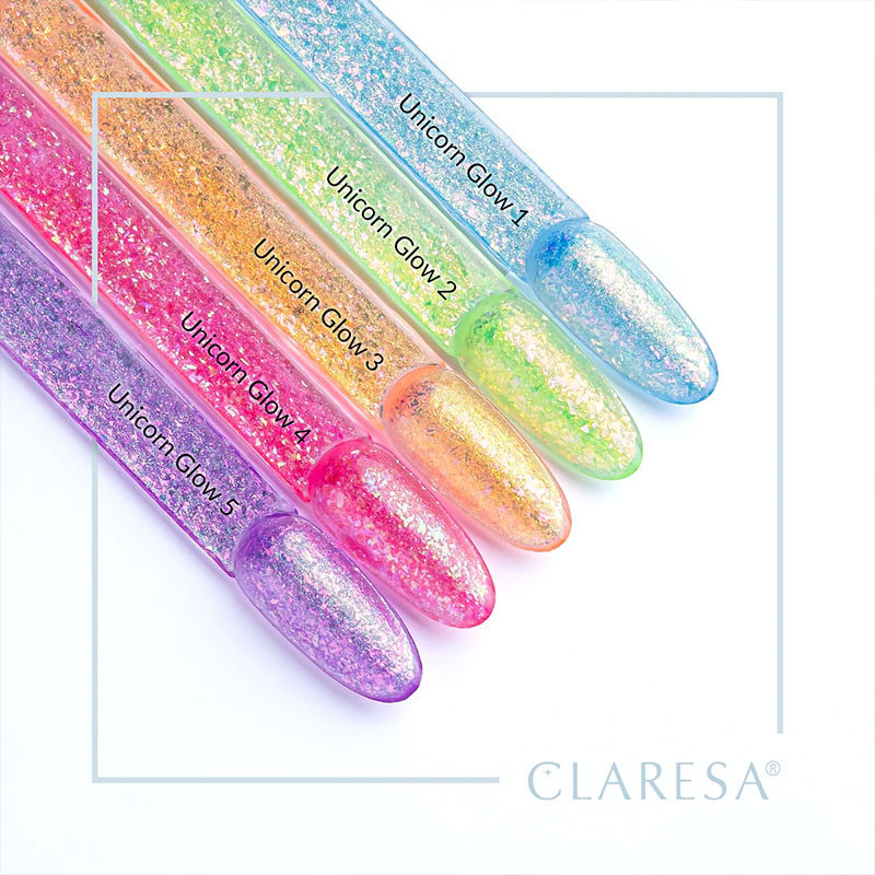 Color Gel Polish - Claresa - Unicorn Glow № 5, 5 ml