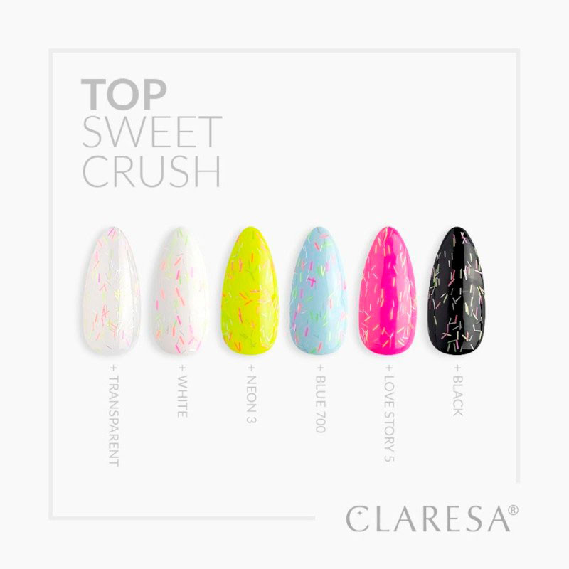 Finitura superiore Claresa Top Sweet Crush (senza strato di dispersione) – 5 g