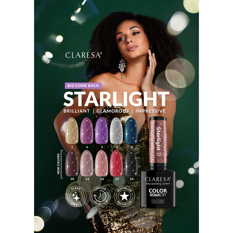 Цветной гель-лак Starlight № 10, 5 ml