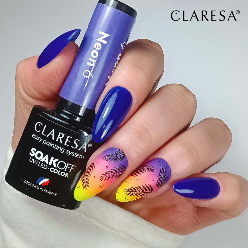 Цветной гель-лак Claresa Neon № 6, 5 ml