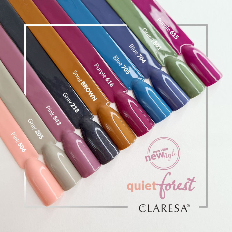 Цветной гель-лак Claresa Blue № 703, 5 ml