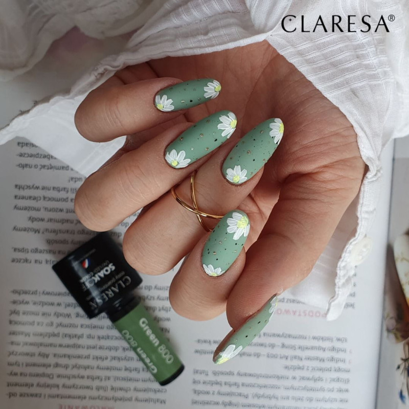 Цветной гель-лак Claresa Green № 800, 5 ml