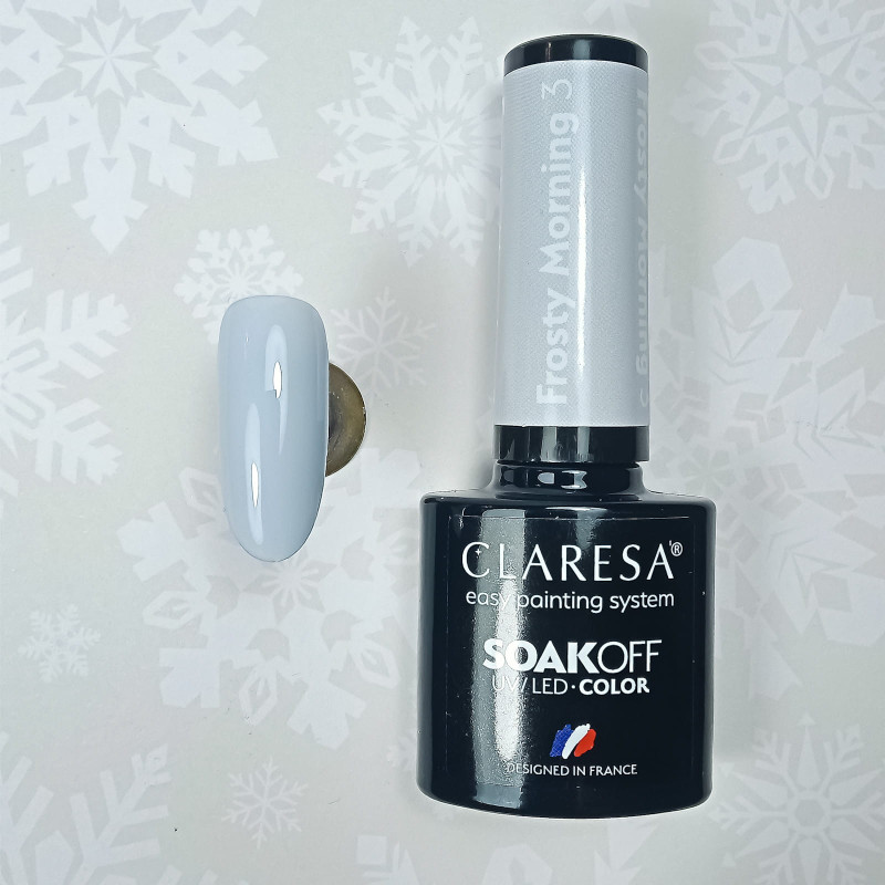 Цветной гель-лак Claresa Frosty Morning № 3, 5 ml
