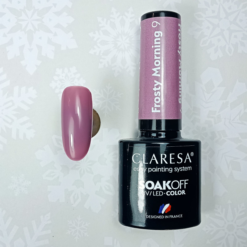 Цветной гель-лак Claresa Frosty Morning № 9, 5 ml