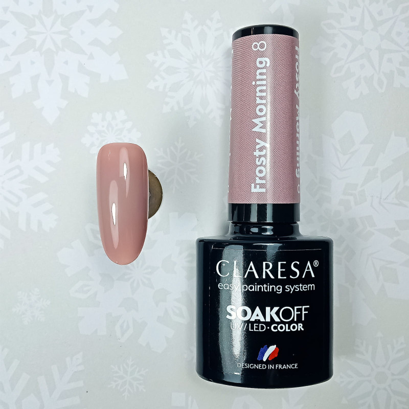 Цветной гель-лак Claresa Frosty Morning № 8, 5 ml