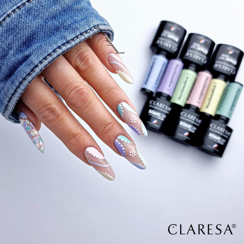 Цветной гель-лак Claresa Marshmallow № 3, 5 ml