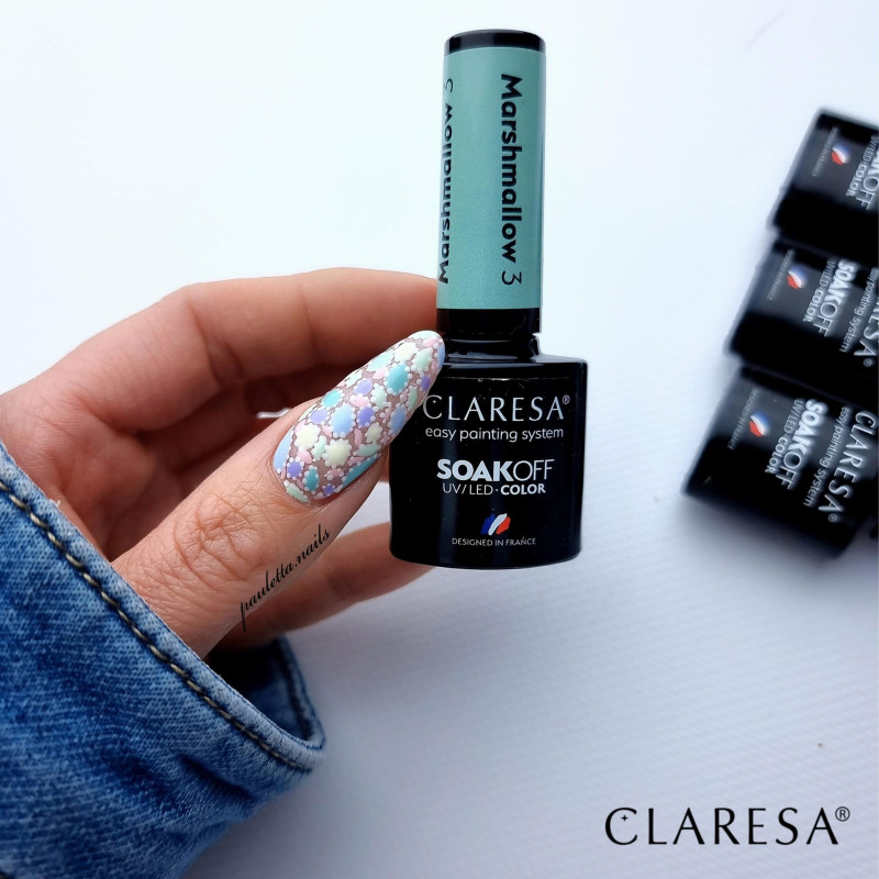 Цветной гель-лак Claresa Marshmallow № 3, 5 ml