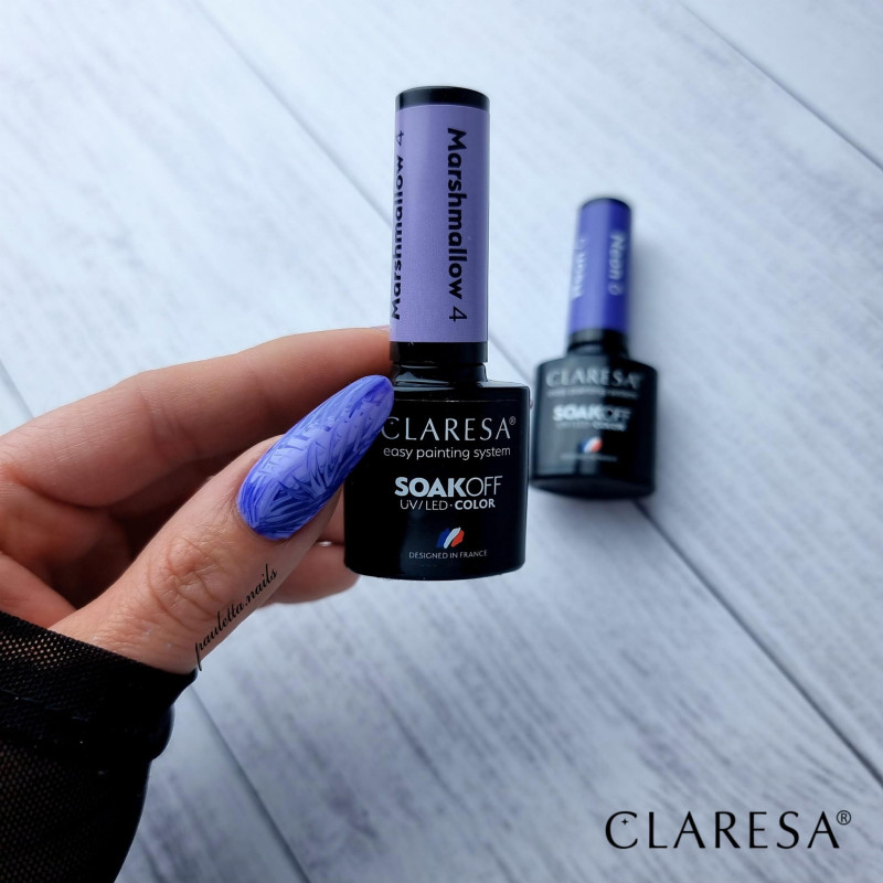 Цветной гель-лак Claresa Marshmallow № 4, 5 ml