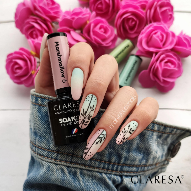 Цветной гель-лак Claresa Marshmallow № 6, 5 ml