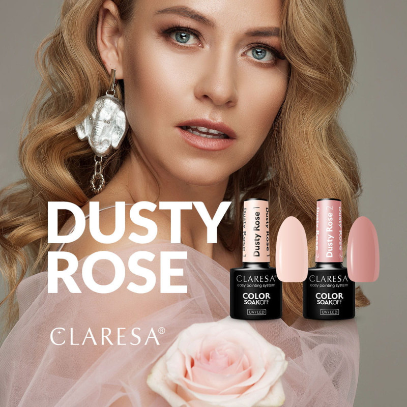 Цветной гель-лак Claresa Dusty Rose № 1, 5 ml