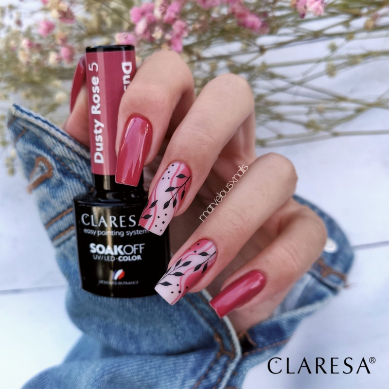 Цветной гель-лак Claresa Dusty Rose № 5, 5 ml