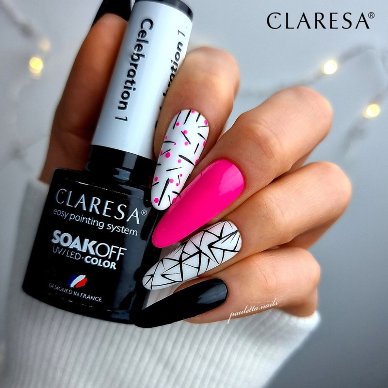 Цветной гель-лак Claresa Celebration № 1, 5 ml