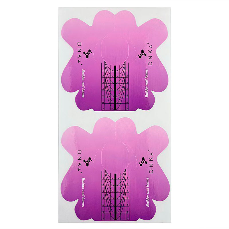 Paper nail forms for extensions – DNKa Short – 100 pcs