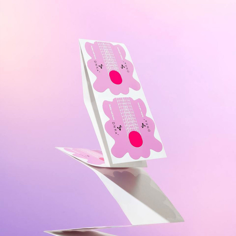 Paper nail forms for extensions – DNKa Long – 100 pcs